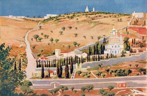 Oliebjerget, Jerusalem, ca. 1910